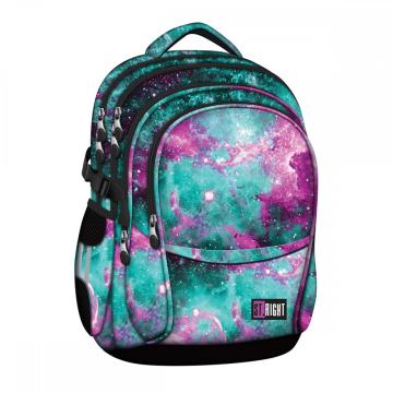 Ghiozdan BP01 ST Right Nebula 4 compartimente, 43x32x21 cm de la Sanito Distribution Srl
