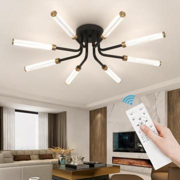 Lampa plafon cu 8 leduri si telecomanda, 35W cu 3 culori