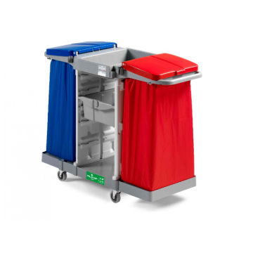 Carucior curatenie Alpha 2101 cu roti 100x22 mm de la Sanito Distribution Srl