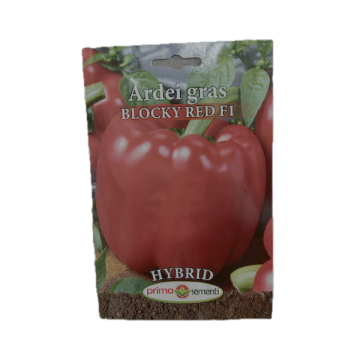Seminte ardei gras Blocky Red F1 0,15 gr, Prima Sementi de la Loredo Srl