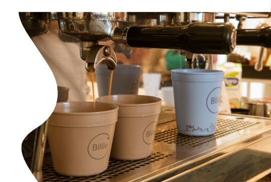 Cana cafea reutilizabila de la Forall Packaging System Srl