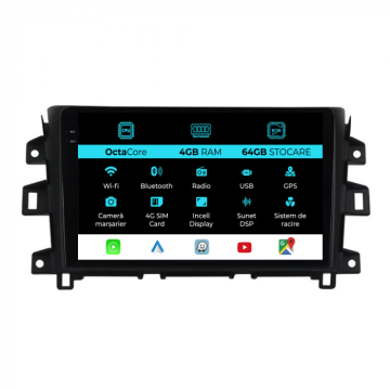 Navigatie dedicata Nissan Navara (2015-2022), 10inch 4Gb Ram