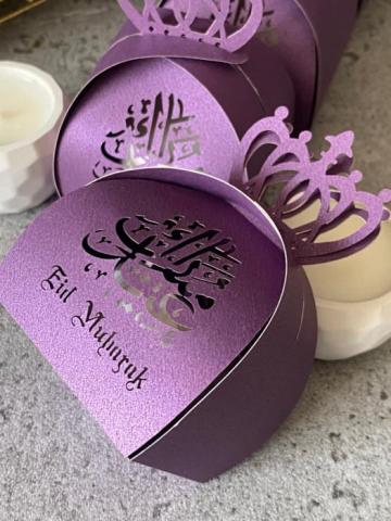 Lumanari in recipient, Eid Mubarak no.3 de la Myri Montaggi Srl