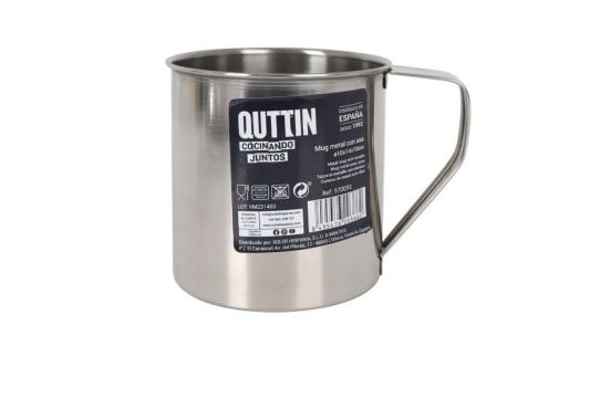Cana inox cu toarta, 10 cm, 650 ml de la Ad Horeca Concept Srl