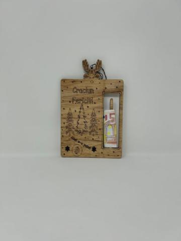 Decoratiune brad cu suport pentru cash