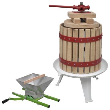 Set de presa si zdrobitor de fructe vin de la Comfy Store