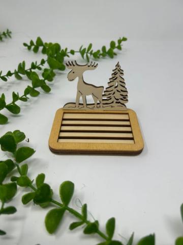 Suport pentru sapun din lemn de plop - design eco-friendly