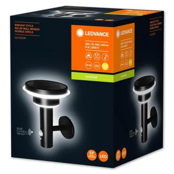 Aplica LED solara pentru exterior cu senzor de lumina