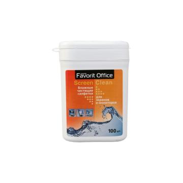 Servetele umede ecran LCD/TFT, cutie mica, 100 buc, Favorit