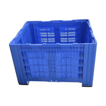 Box palet plastic cu 4 picioare perete perforat 100x120 de la Legolas Srl.
