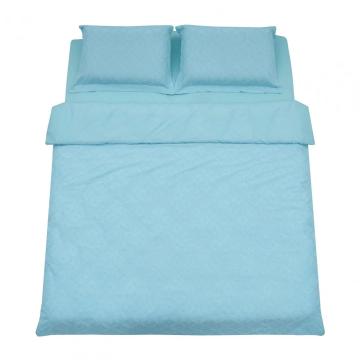 Lenjerie pat KS cu broderie tuffata blue de la Eve Nasia S.r.l