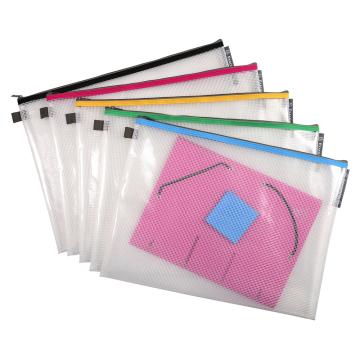 Mapa protectie, inchidere fermoar, A3, transparent de la Sanito Distribution Srl