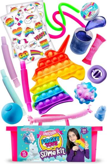 Set de joaca unicorn Fidget Toys pentru fete