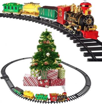 Jucarie Tren electric cu sunete, lumini si fum real de la Molifag Srl