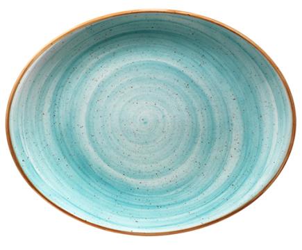 Farfurie ovala portelan Bonna Aqua 31cm (AAQ mov 31OV)