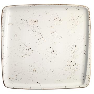 Farfurie patrata din portelan Bonna Grain 15x14cm