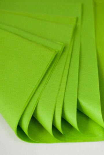 Set 20 buc, hartie de matase, 50x75cm, lime