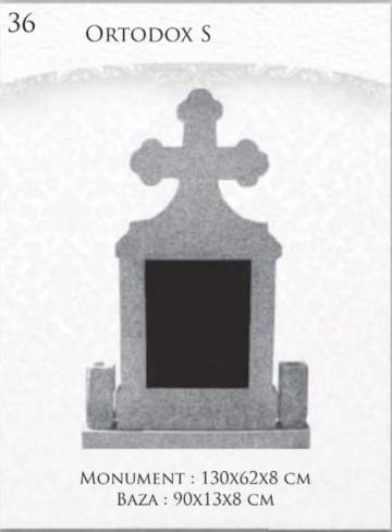 Monument ortodox S cruce cap trifoi