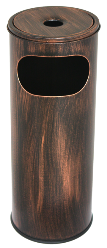 Cos de gunoi cu scrumiera Copper 20,5x20,5x58cm Raki Icikala