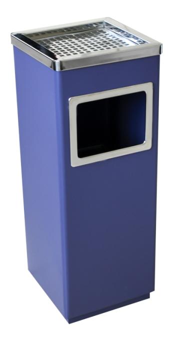 Cos gunoi cu scrumiera de exterior 24x24xh62cm Raki Icikala