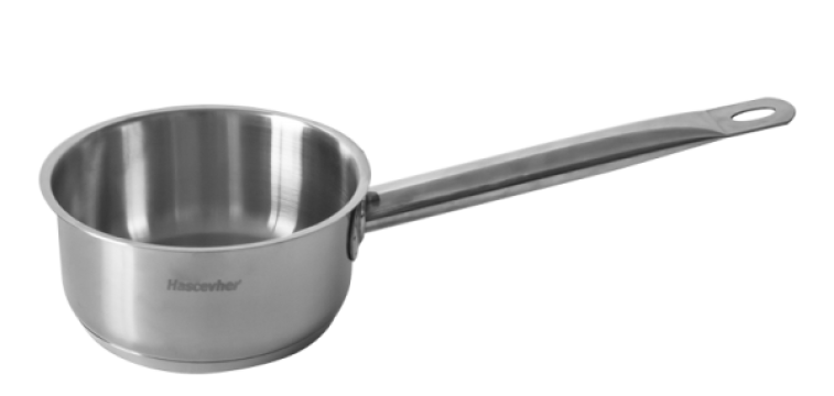 Cratita inox Horeca cu coada 16x8-1.4lt MN0189212 de la Kalina Textile SRL