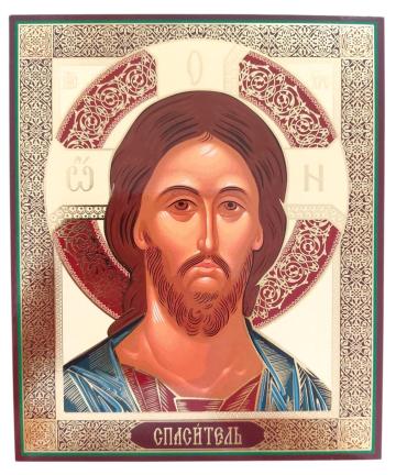 Litografie pe MDF 15/18 - Mantuitorul Pantocrator (6)