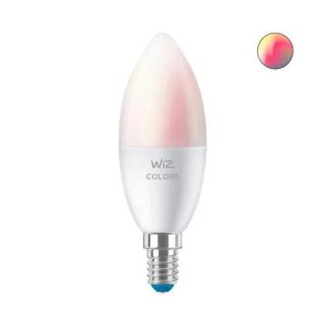 Bec LED RGB inteligent WiZ Connected Colors C37, wi-fi, E14 de la Eve Nasia S.r.l