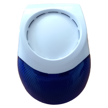 Sirena piezo de interior, 102 db, cu flash LED albastru