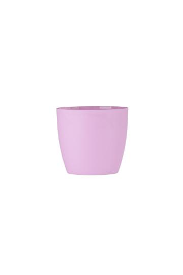 Ghiveci Aga mat plastic, 16x14,5cm, roz mat