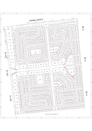 Plan topografic ridicare topografica de la PFA Popescu C. Gabriel