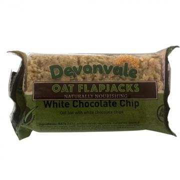 Baton Flapjack cu ciocolata alba 95g
