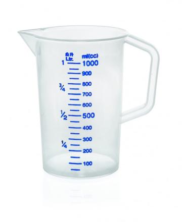 Cana gradata din polipropilena, 1 litru de la Ad Horeca Concept Srl