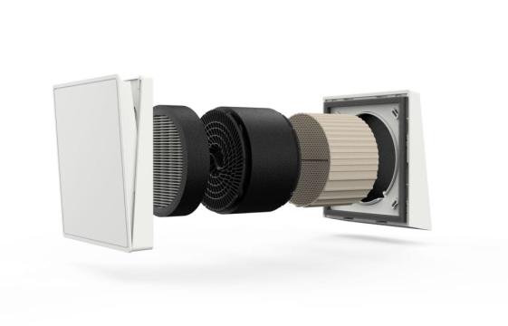 Ventilatie cu recuperare de caldura descentralizat Sevi160CA