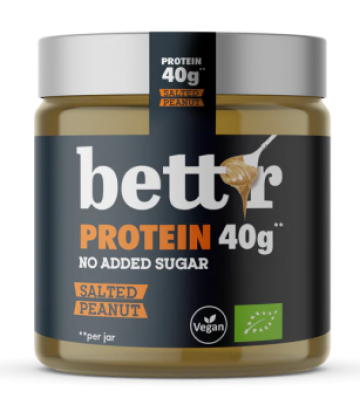 Crema proteica de arahide sarate bio 250g Bettr