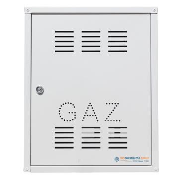 Firida 50x40x25 cm, cutie contor de gaz, gri, din tabla