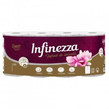 Hartie igienica Infinezza Magnolie, 3str./8 buc de la Supermarket Pentru Tine Srl