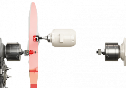 Masina cu 5 axe si sistem de aliniere axului L-702SP