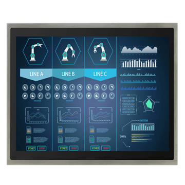 Display cu sasiu PCAP din inox IP69K R19L100-SPM169