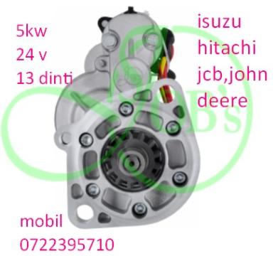 Electromotor utilaj nou Hitachi, John Deere, Case 24V de la Cavad Prod Impex Srl
