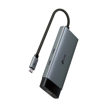 Hub USB-C 5-in-1, 1 x USB-C PD 100W, 1 x USB-C 5Gbps de la Big IT Solutions