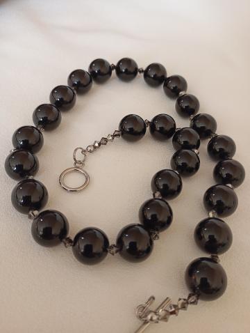 Set bijuterii Onix 14mm