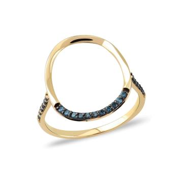 Inel Ascoli aur galben 14K