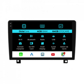 Navigatie dedicata Opel Astra H (2004-2009), 9 inch, 4Gb Ram