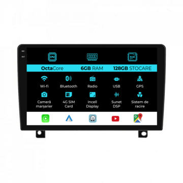 Navigatie dedicata Opel Astra H (2004-2009), 9 inch, 6Gb Ram