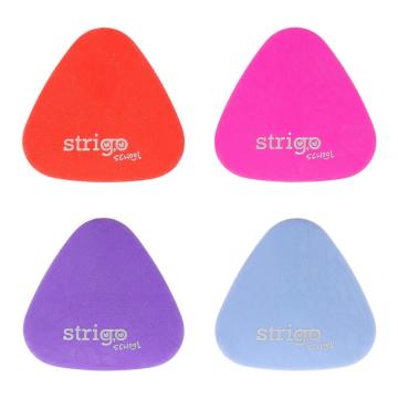 Guma de sters Strigo triunghiulara, 4 culori, SSC419
