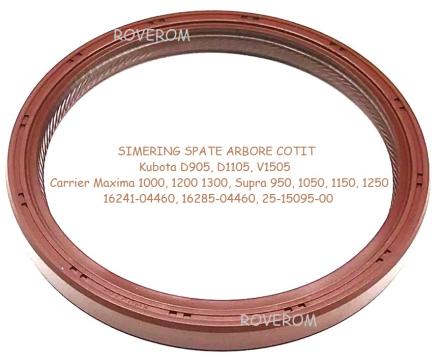 Simering spate arbore cotit Kubota D905, D1105, V1505