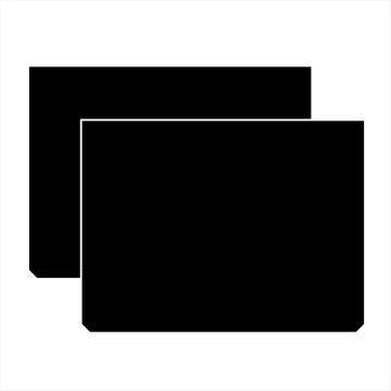 Set 2 buc aparatori noroi din cauciuc (40 x 30cm) de la Auto Care Store Srl