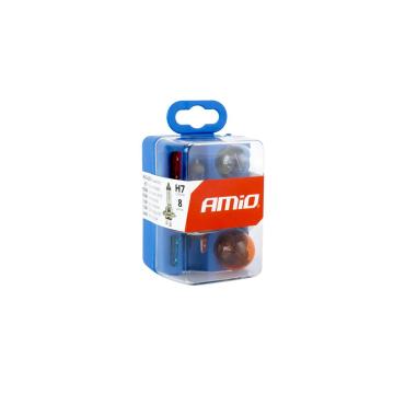 Set rezerva becuri si sigurante 8 buc H7 de la Auto Care Store Srl