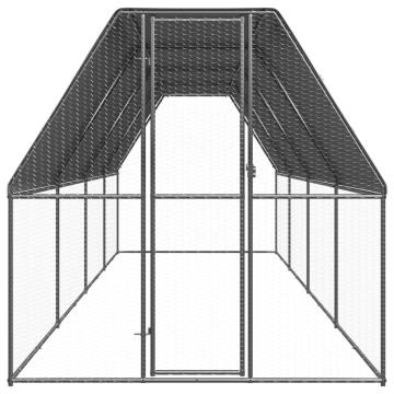 Cotet de pasari pentru exterior, 2x8x2 m de la Comfy Store
