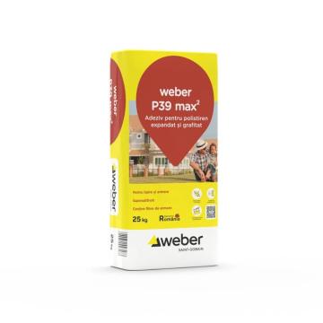 Adeziv pentru polistiren Weber P39 MAX2 25kg